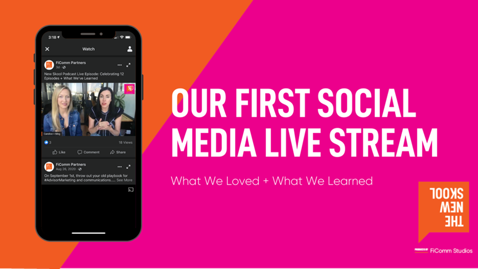 What We Learned- Our First Livestream